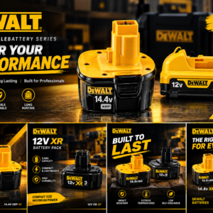 DEWALT 12V and 14.4V 3AH battery